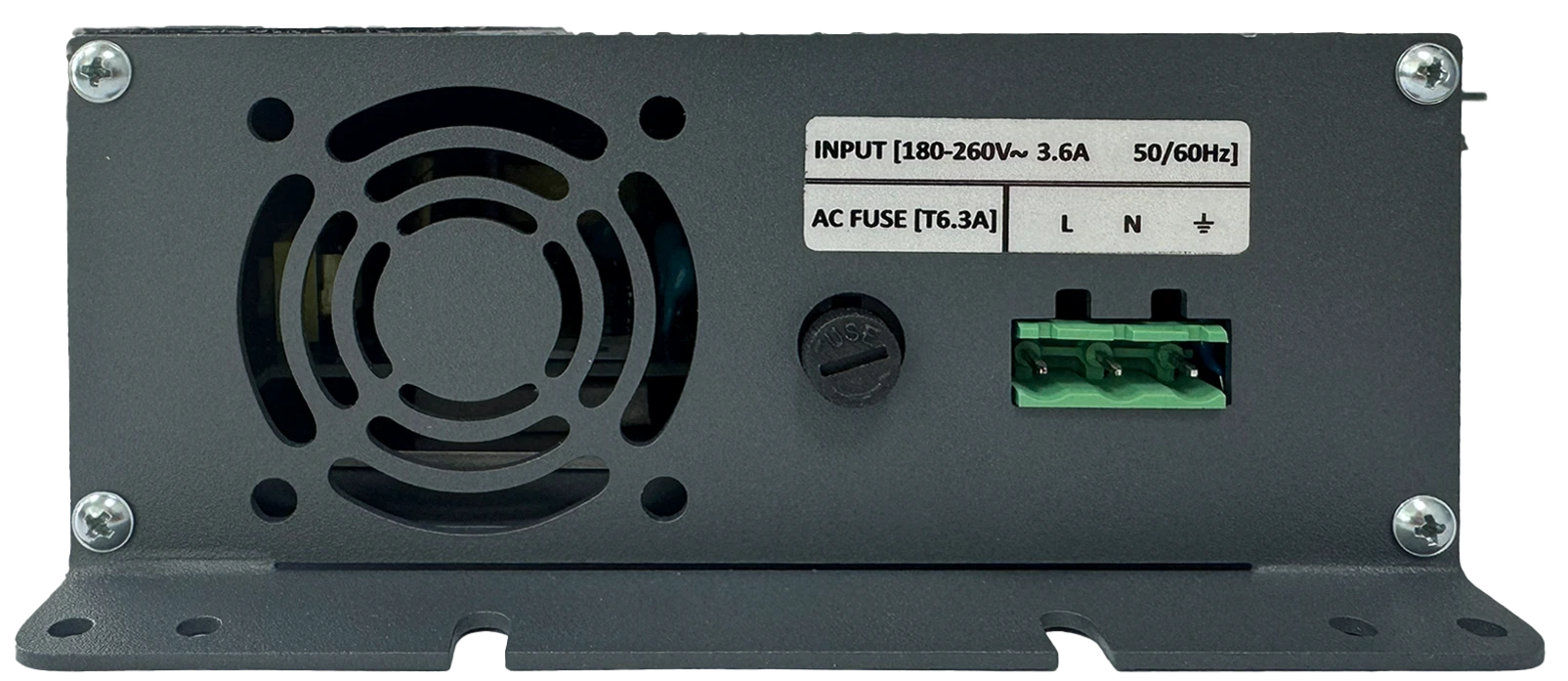 AMS-S5010 BMU right side power input and fuse view