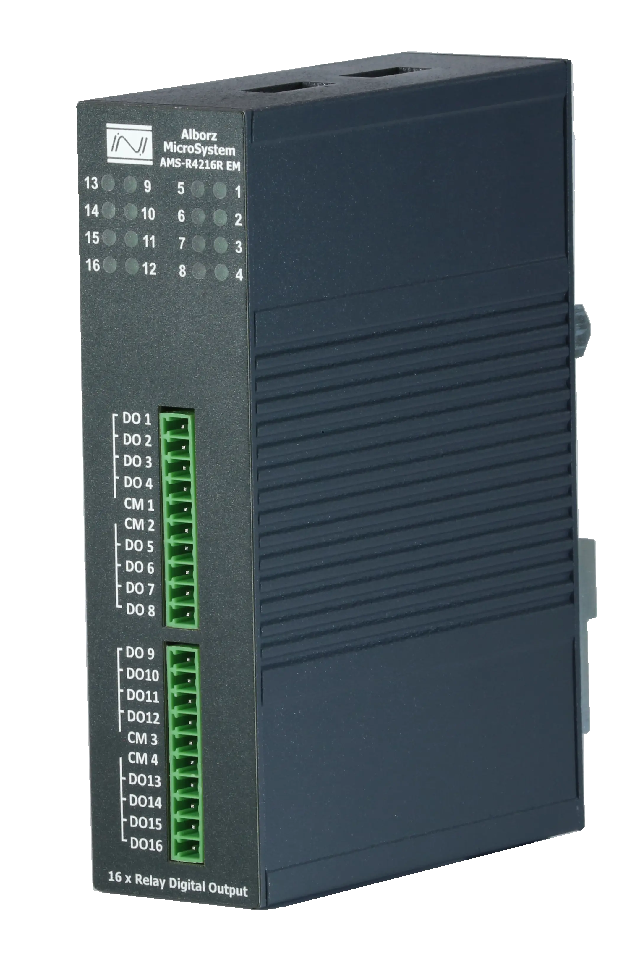 AMS-R4216R expansion module angled view